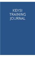 Keysi Training Journal: A Martial Arts Log Book: For Training Session Notes: Record Details, Techniques, Progress and Improvements