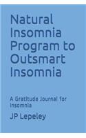 Natural Insomnia Program to Outsmart Insomnia: A Gratitude Journal for Insomnia