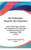 Politischen Theorien Des Altertums