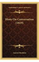 Hints on Conversation (1819)