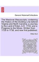 The Westover Manuscripts