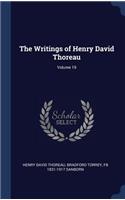 The Writings of Henry David Thoreau; Volume 19