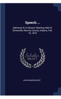 Speech ...