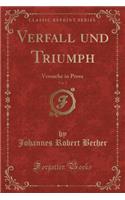 Verfall Und Triumph, Vol. 2