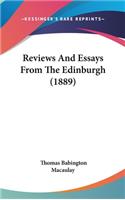 Reviews And Essays From The Edinburgh (1889)