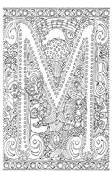 Color My Cover Journal - Creative Alphabet - M