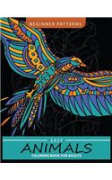 Easy Animals Coloring Book