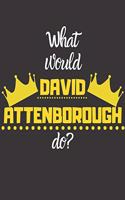 What would DAVID ATTENBOROUGH do?: Notebook/notepad/diary/journal for all David Attenborough lovers. - 80 black lined pages - A4 - 8.5x11 inches