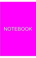 Notebook: Pink Color (College Ruled 120 Pages): for Writing, Journaling, Notekeeping at School, Home or Work(1 Jacky Diamonds Notebooks)