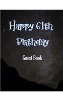 Happy 61th Birthday Guest Book