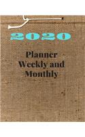 Planner Weekly and Monthly 2020