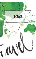 Tonga: Ruled Travel Diary Notebook or Journey Journal - Lined Trip Pocketbook for Men and Women with Lines