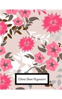 Client Data Organizer: A-Z Alphabetical Client Data Organizer Record Log Book- Customer Appointment Information Pad - For Salons, Nail, Hair Stylists, Barbers, Event Plann