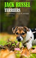 Jack Russel Terriers 5 x 8 Weekly 2020 Planner: 1 Year Calendar