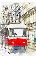 Notebook: for tram lovers (Prague Tram)