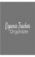 Expense Tracker Organizer: Gray Journal Easy Tracker for Personal Expenses Record - Great for Travel Cost and Family Trip - 6x9 110 pages