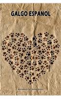 Galgo Espanol Notizbuch für Hundehalter