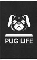 Pug Life A5 Lined Notebook