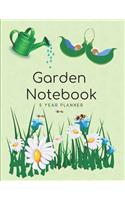 Garden Notebook 5 Year Planner: Repeat Successes and Learn from Mistakes with Complete Personal Garden Records. 5 Year Planner with Adaptable Year Round Forms