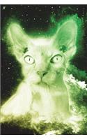 Sphynx Cat In Space Notebook (Vol 6)