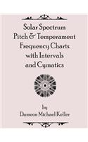 Solar Spectrum Pitch & Temperament Frequency Charts with Intervals and Cymatics: 2nd Edition