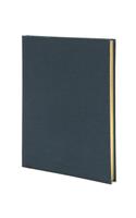 Weskin Lined Cloth Notebook - Navy Blue Medium