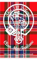 Clan MacFarlane 100 Page Lined Journal/Notebook