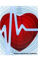 Blood Pressure Logbook - Large Print
