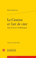 La Citation Et l'Art de Citer