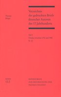 Verzeichnis Der Gedruckten Briefe Deutscher Autoren Des 17. Jahrhunderts / Drucke Zwischen 1751 Und 1980