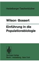 Einführung in Die Populationsbiologie