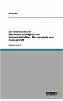 Zur internationalen Wettbewerbsfähigkeit von Volkswirtschaften - Messkonzepte und Aussagekraft