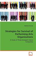 Strategies for Survival of Performing Arts Organizations