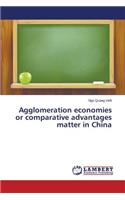 Agglomeration economies or comparative advantages matter in China