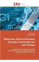 Réduction Électrochimique D Oxydes D Actinides En Sels Fondus