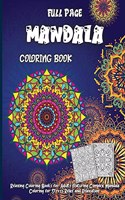 Full Page Mandala Coloring Book