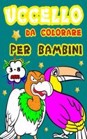 uccello da colorare per bambini 3-8 anni