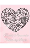 Heart Mandala Coloring Book