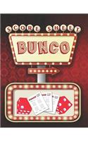Bunco Score Sheets