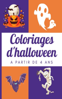 Coloriages d'halloween - à partir de 4 ans