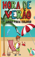 Hora de Verão Livro para Colorir