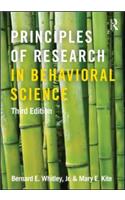 Principles of Research in Behavioral Science