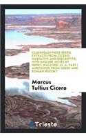 Extracts from Cicero, with Notes by H. Walford