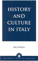 History and Culture in Italy