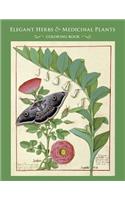 Elegant Herbs & Medicinal Plants a Coloring Book