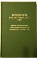 Research in Parapsychology 1987