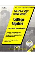 College Algebra