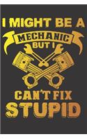 Notebook for car auto mechanic tuner and racer stupid
