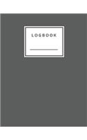 Logbook: Lined and Numbered 120 Pages Letter Size 8.5 X 11 - A4 Size (Journal, Notes, Notebook, Diary, Composition Book) Soft Cover
