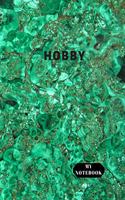 My Notebook Hobby: Notebook with a motivating word, Inspirational Quote Notebook, Journal For Girls, Women, Man - Lines 8.5 x 11, 100 pages - Green Granite Cover